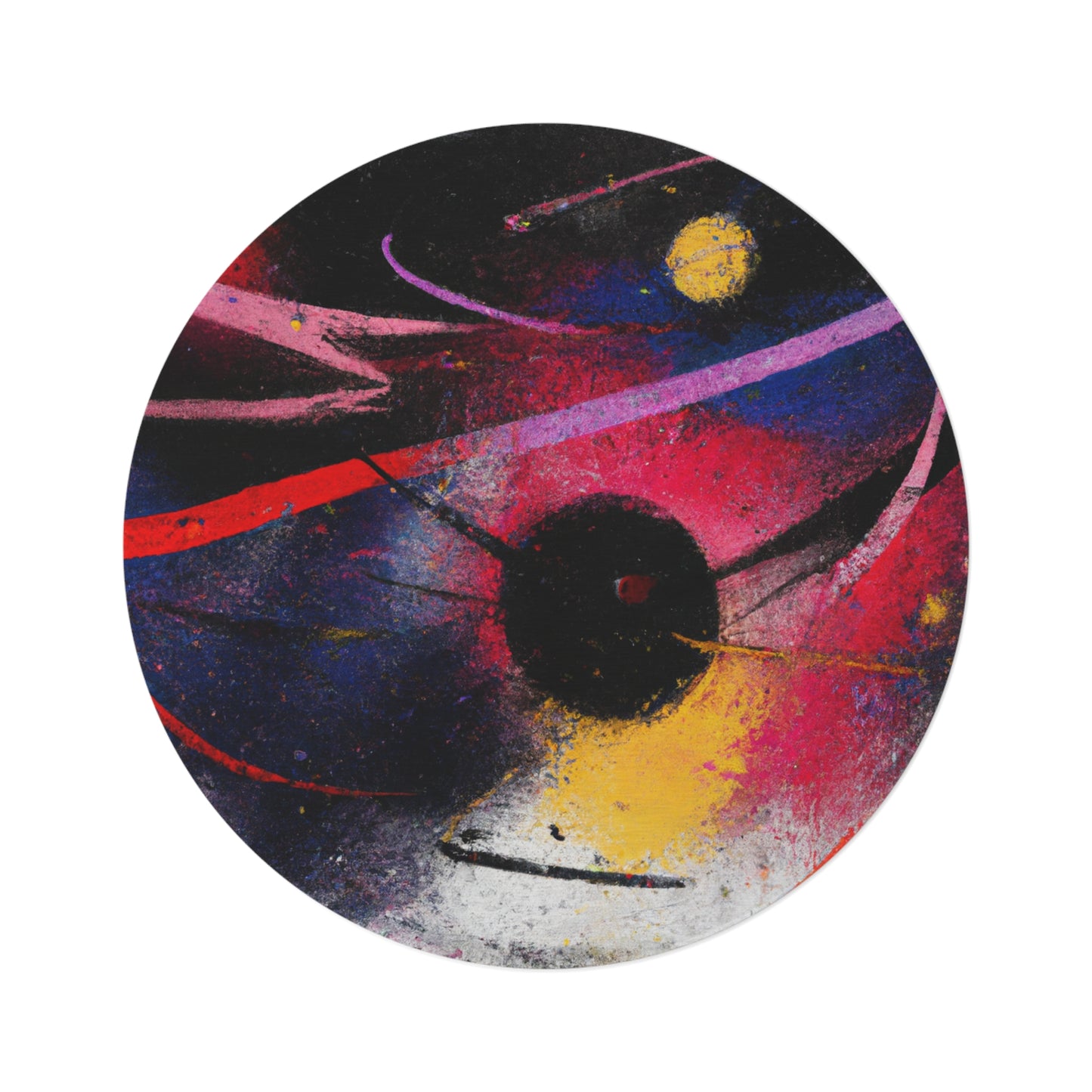 Astroid Eye Round Rug